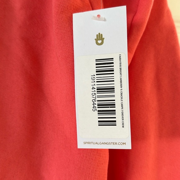 SPIRITUAL GANGSTER “Crackle” Carpe Diem Forever Crew Sweatshirt (S) BNWT - Picture 3 of 10